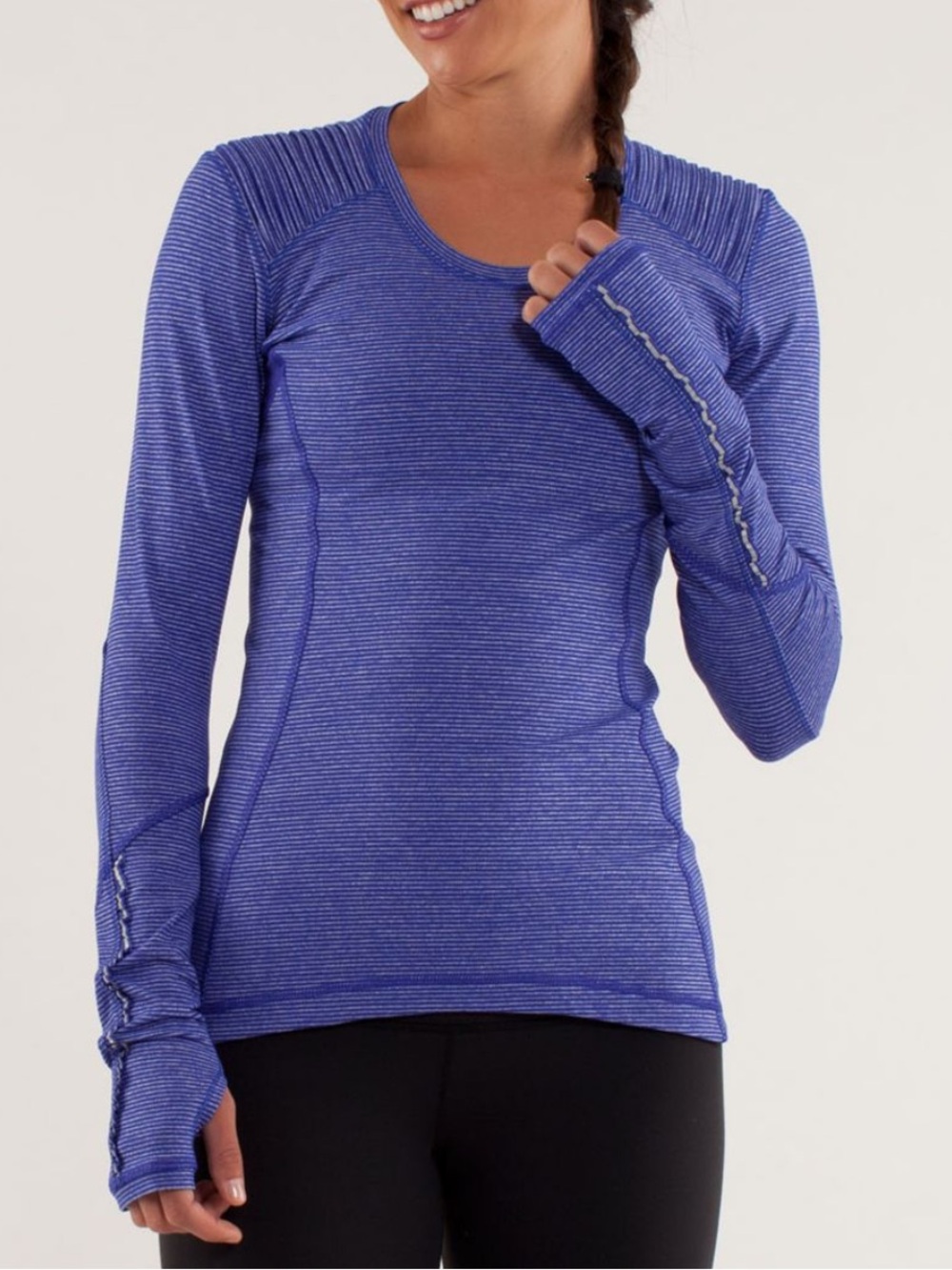 Lululemon Star Runner striped Long Sleeve
